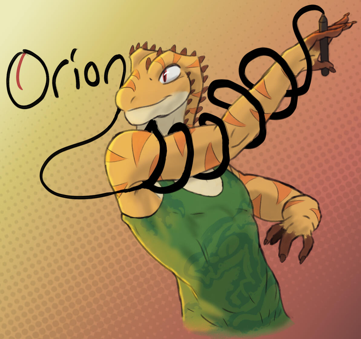 (Art-OrionTabletPen) Character illustration