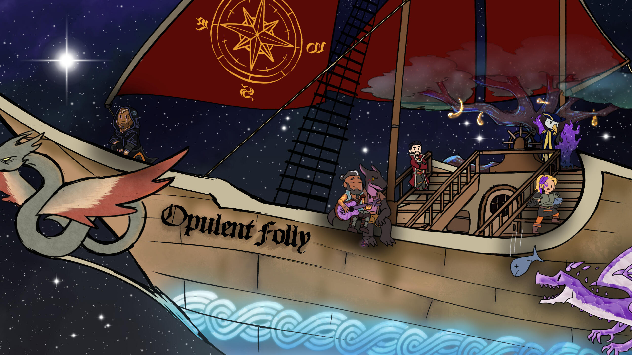 (Art-AkosShipFrame) The final frame from the Where the Heart is animation ✦ Collab w/ TsunamiCoRyan