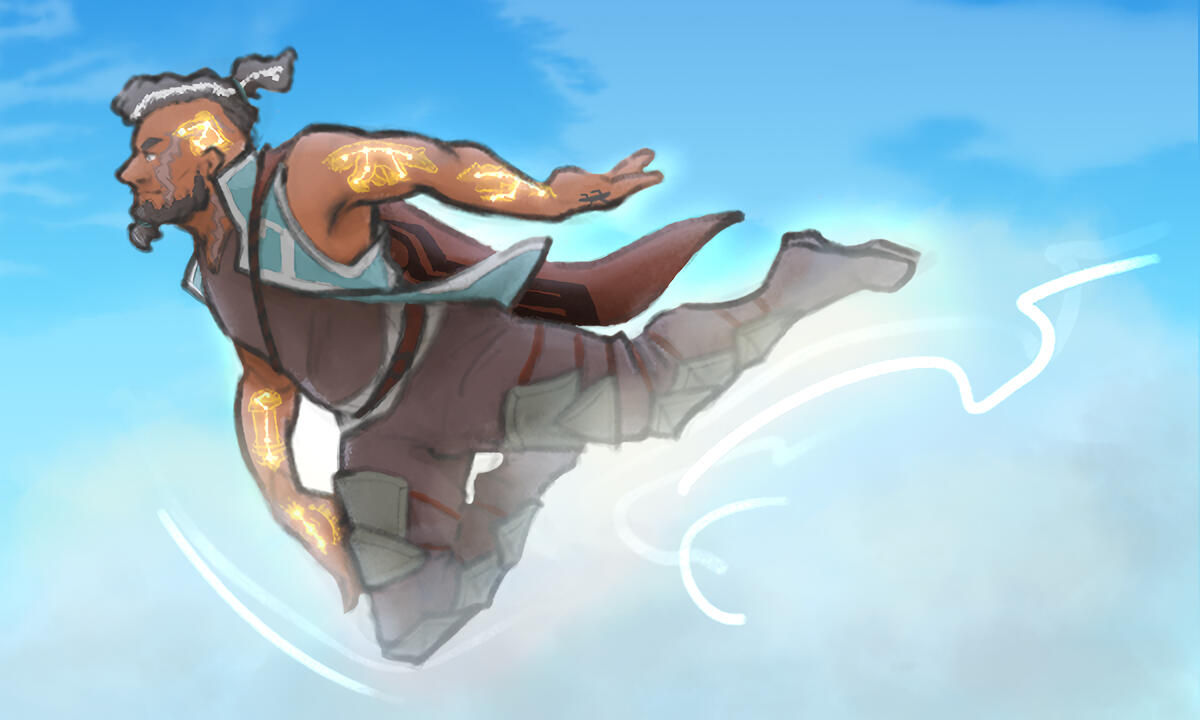 (Art-AkosFlying) D&D character illustration