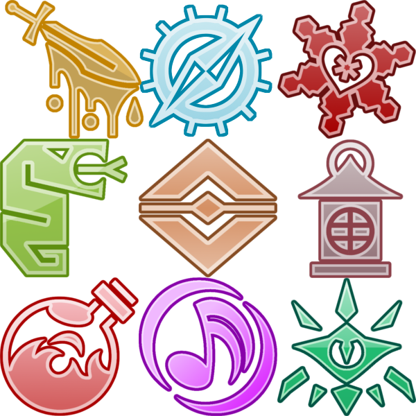 (Graphic-GW2Icons) GW2 icon concept art for fan-made specializations